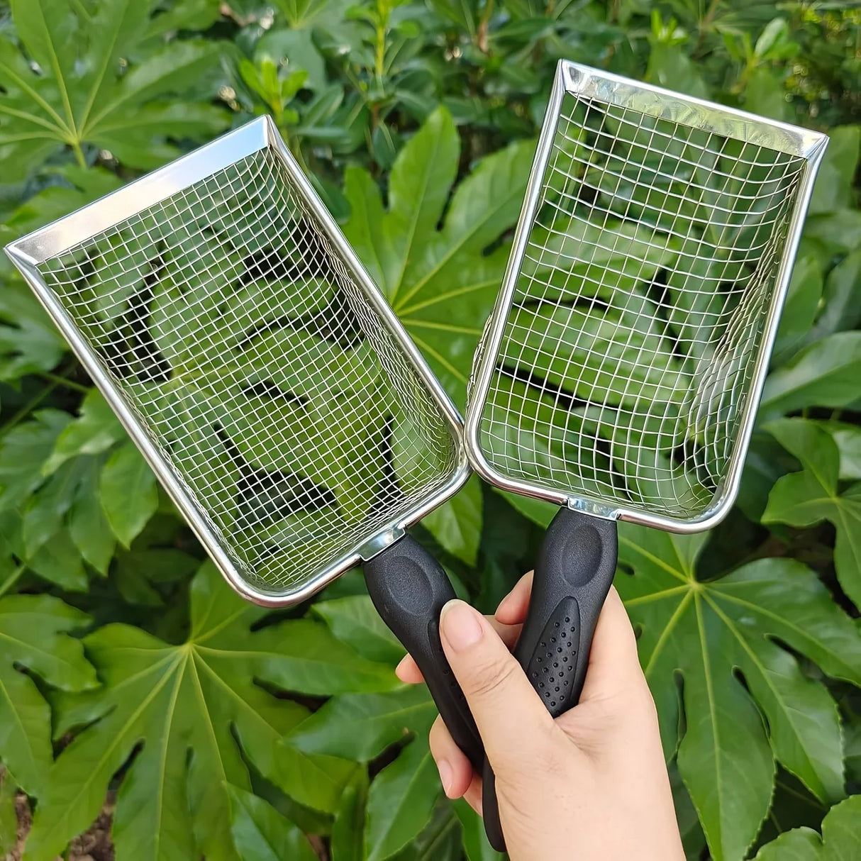 Carvallo DuoSet GARTENSIFT | 2-pack med handtag | För jord, sand och kompost Carvallo