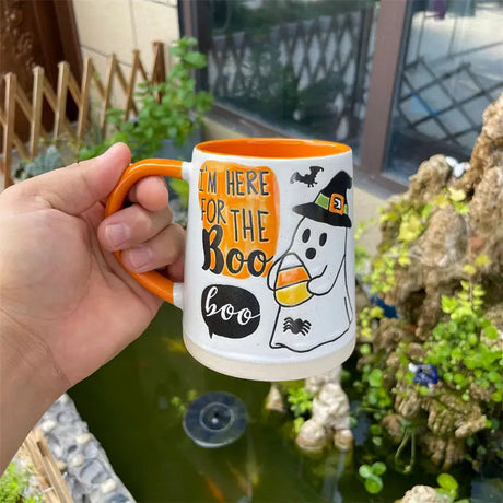 Kuslig söt Halloweenmugg – Keramisk kaffekopp för säsongsdrycker MILA Sverige