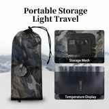 Carvallo SunFlow | 20L volym | Bärbar & Självuppvärmande | Med duschhuvud & slang Carvallo