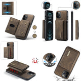 Magnetisk Plånboksfodral för Telefon-Phone Accessories-Hemnix-Hemnix