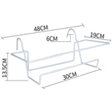 Carvallo planter box | For balcony railing | With drainage tray & suspension | Robust & weatherproof Carvallo