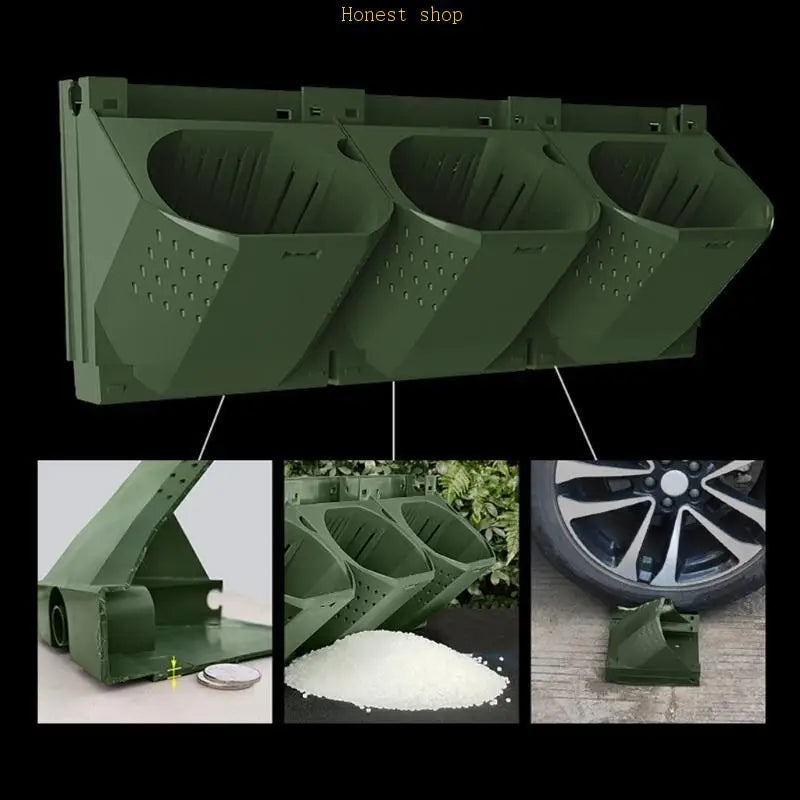 Carvallo WallBox Vertikal väggplanteringslåda av plast | 38×14×15 cm | För väggväxter & grönska | Modulsystem Carvallo