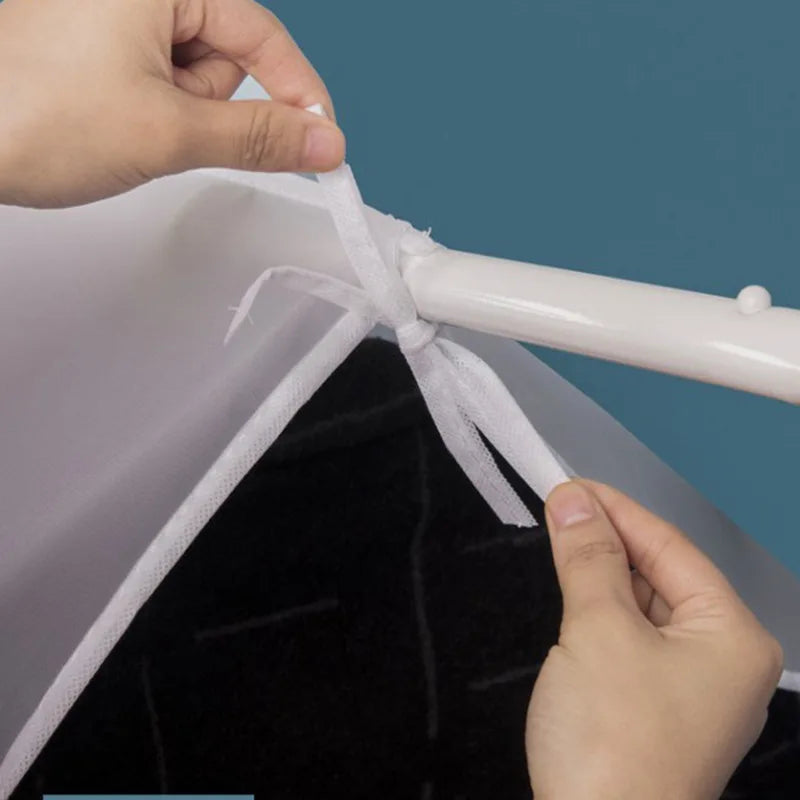 Carvallo klädhängare PEVA | Dammtät & Vattentät | I 6 storlekar | För kostymer, klänningar & garderobstänger Carvallo