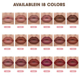 Carvallo-Set läppen konturpenna & läppstift Velvéra Kiss | Matt & Vattentät | Långvarig | Samt Finish | Perfekt som present Carvallo