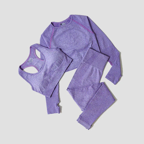 Activewear Set för kvinnor-Clothes for women-bellasverige-Lila-S-Hemnix