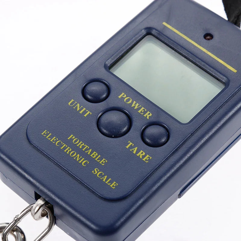 Carvallo Mini Hängwaage 40kg | Digitalt bagagevåg med temperaturdisplay | Kompakt & Multifunktionell Carvallo