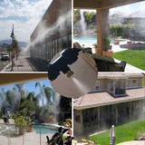 Sprinklersystem – Vattenslang med sprutmunstycken för svalkande uppfriskning i trädgården Carvallo