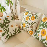 Carvallo – Bomullskuddeöverdrag med Fin Blomsterbroderi Carvallo