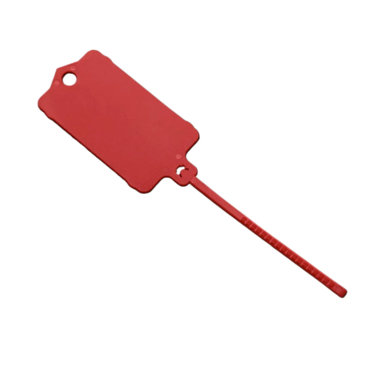 Carvallo FlexiTag 100 | 100 stycken | Återanvändbara plastetiketter med förslutningsband | För nycklar, bagage, lager och kontor Carvallo