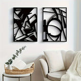 Abstract Art Väggdekoration – Fyra Delar Modern Set Carvallo