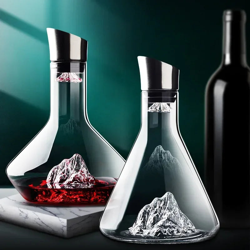 Vin Karaffel Kristallglas med Modern Design Carvallo