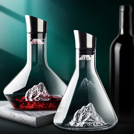 Vin Karaffel Kristallglas med Modern Design Carvallo