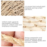 Carvallo EcoGrid växtnät av jute | Naturligt klätternät för trädgård & dekoration | 1 m² Carvallo