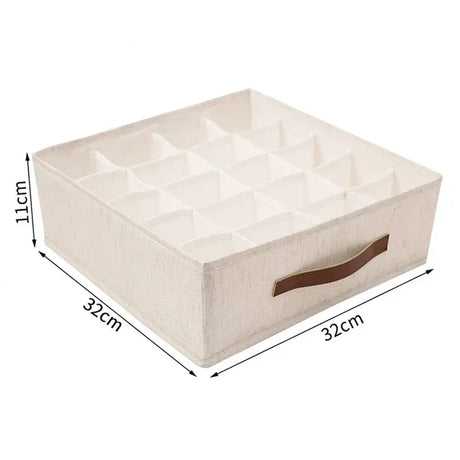 Carvallo Lådor Organizer | För underkläder, BH:ar & strumpor | Fällbar förvaringslåda | Ordning i garderoben Carvallo