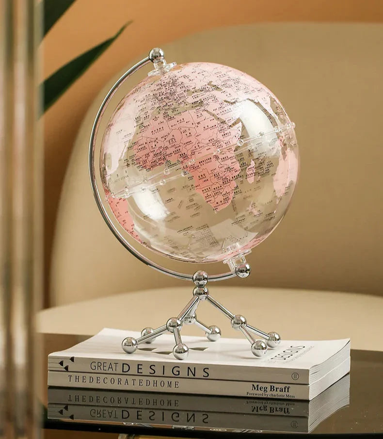 Royaleva LED Rotating World Globe Lamp – Belyst Jord Dekorationsbit Carvallo