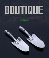 Carvallo Trädgårdsspade i rostfritt stål | Liten handspade för blomjord och planteringsarbete | Idealisk för suckulenter, krukor och trädgårdsarbete Carvallo