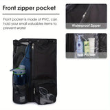 Carvallo Sportbag med nät & fack för blöta saker | Ryggsäck med dragsko | Simning, fitness & strand | 48×32 cm Carvallo