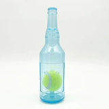 Carvallo BounceBottle | Tystnar & Hopper | TPR-Gummi med Tennisboll-Design | För Små till Stora Hundar Carvallo