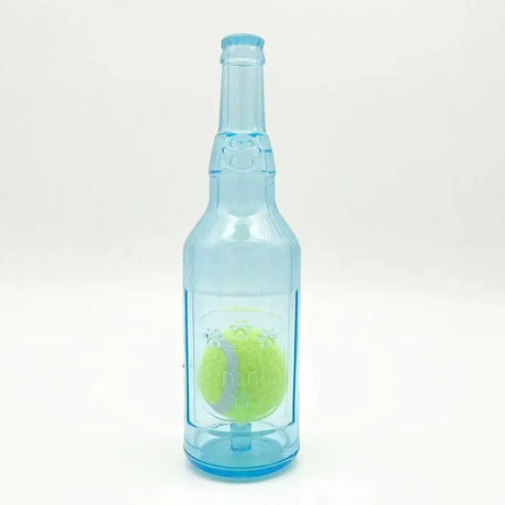 Carvallo BounceBottle | Tystnar & Hopper | TPR-Gummi med Tennisboll-Design | För Små till Stora Hundar Carvallo