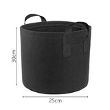 Carvallo Planteringstask 30×25 cm med handtag | 5 gallon | Andningsbar & Återanvändbar | För grönsaker, örter & balkongväxter Carvallo