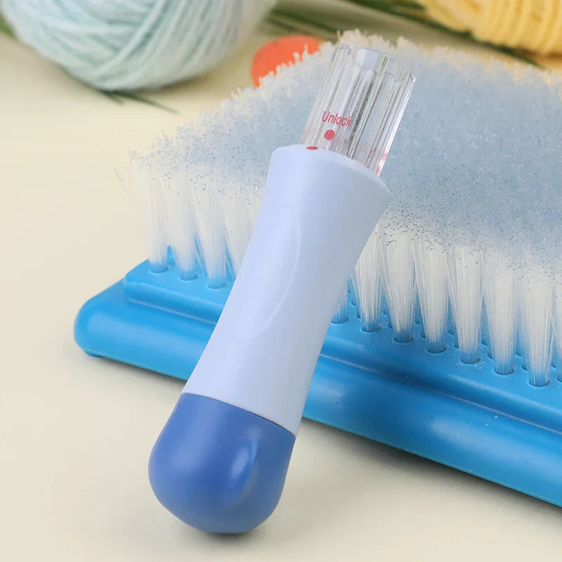 Carvallo ProNeedle Filznadel Set | 7-delad | Hållbar & Slät | För precis torrfiltsning | Blå-Vit Carvallo