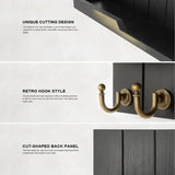 KeyHaven – Nyckelorganisator i trä med hylla, snygg väggförvaring för nycklar och post MILA Sverige