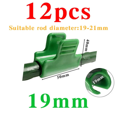 Carvallo GripPlanta | 12-pack plastklämmor | Rutschfest & väderbeständig Carvallo