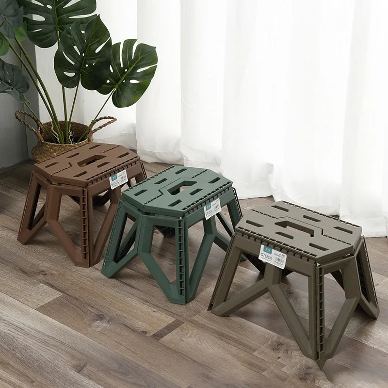 Carvallo Klapphocker | Fällbar Utomhus-Hocker | Hög Bärkapacitet | Kompakt & Väderbeständig Carvallo