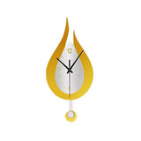 WaterDrop - Bred Modern Minimalistisk Vägghängd Klocka Carvallo