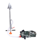 Carvallo DuoSpreader Multifunktionell gödsel spridare med skopa | 85 cm höjd | Robust järn | För fruktträd, majs & trädgårdsarbete Carvallo