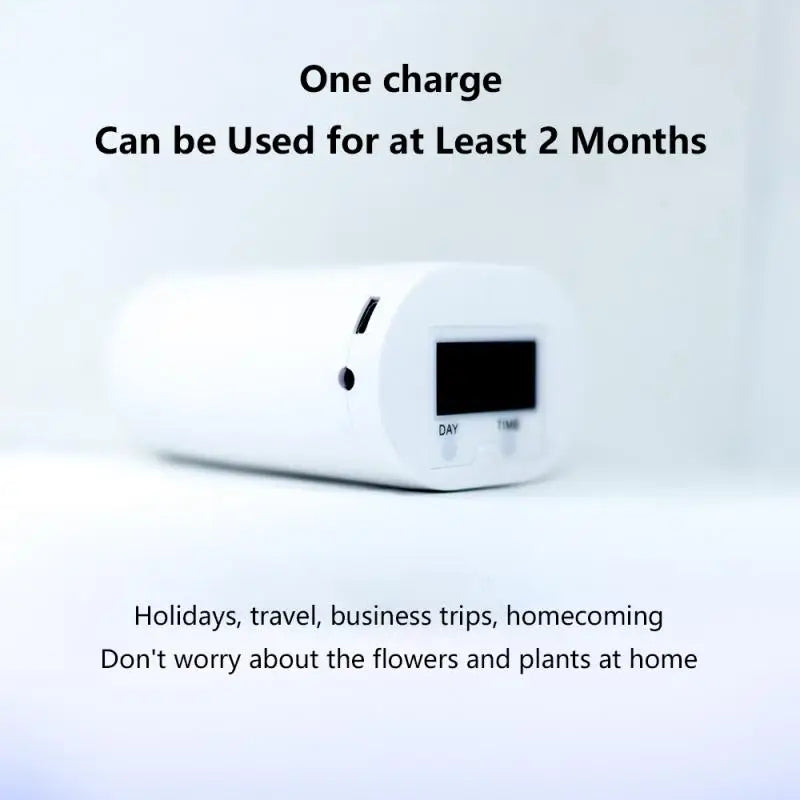 Carvallo AquaSmart Automatiskt bevattningssystem med 2/4/8 dropphuvuden | Uppladdningsbart & tidsbesparande | För inomhväxter & balkong Carvallo