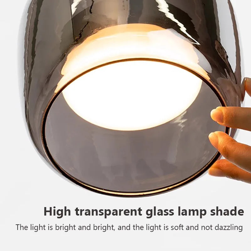 Nordic Glass LED Pendel – Modern Lyxkronа Carvallo