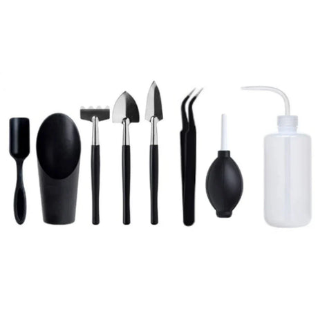 Carvallo Mini Trädgårdsverktyg Set | Ergonomisk & Platsbesparande | För Sukkulenter & Bonsai | 5/8/13-delar Carvallo