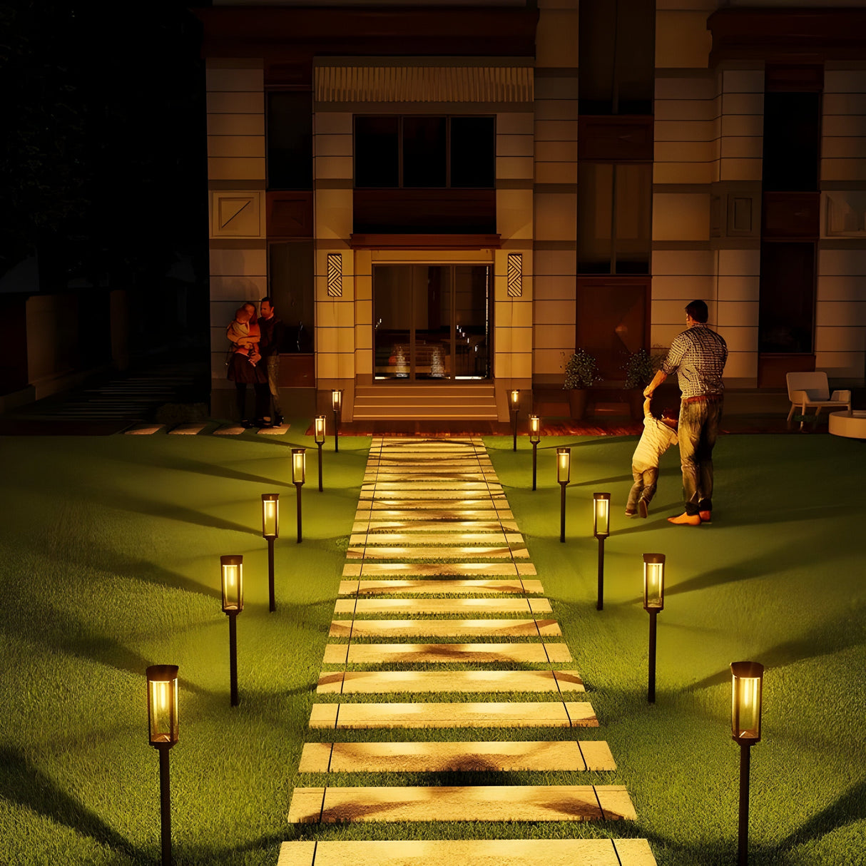 BrightBound Light – Solcellsdrivna LED-trädgårdslampor för utomhusbruk Carvallo