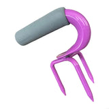 Carvallo ogräsborttagare av kolstål | Rostfri & ergonomisk | Handverktyg för jordbeluftning & trädgårdsskötsel | 17×13×8 cm Carvallo