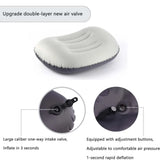 Carvallo Uppblåsbart Utomhus kudd | Komprimerbar & Fällbar | Nackstöd för Camping, Vandring & Resor Carvallo