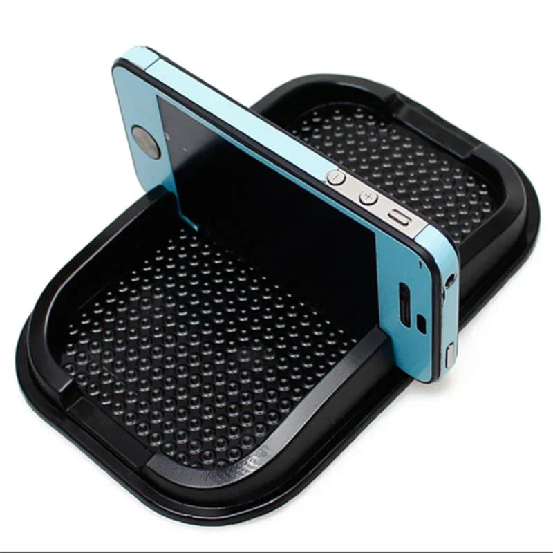 Carvallo-Rutsch Armaturenbrettmatta Gripello | Silikon Gripmatta för mobil & Navi | Universell & Återanvändbar | 15,3×10×2 cm Carvallo