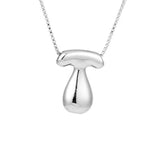 Royelux A-Z Ballong Bubbel Bokstav Hänge Halsband – Silver Chunky Initial Smycken Carvallo