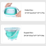 Carvallo Sandleksaker Set för Barn | Fällbar Hink & Tillbehör | Perfekt för Strand, Trädgård & Sandlåda Carvallo
