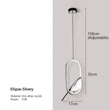 Svart Nordisk Skata LED Pendellampa – Stilig Inomhuschandelier för Kök och Sovrum Belysning Carvallo