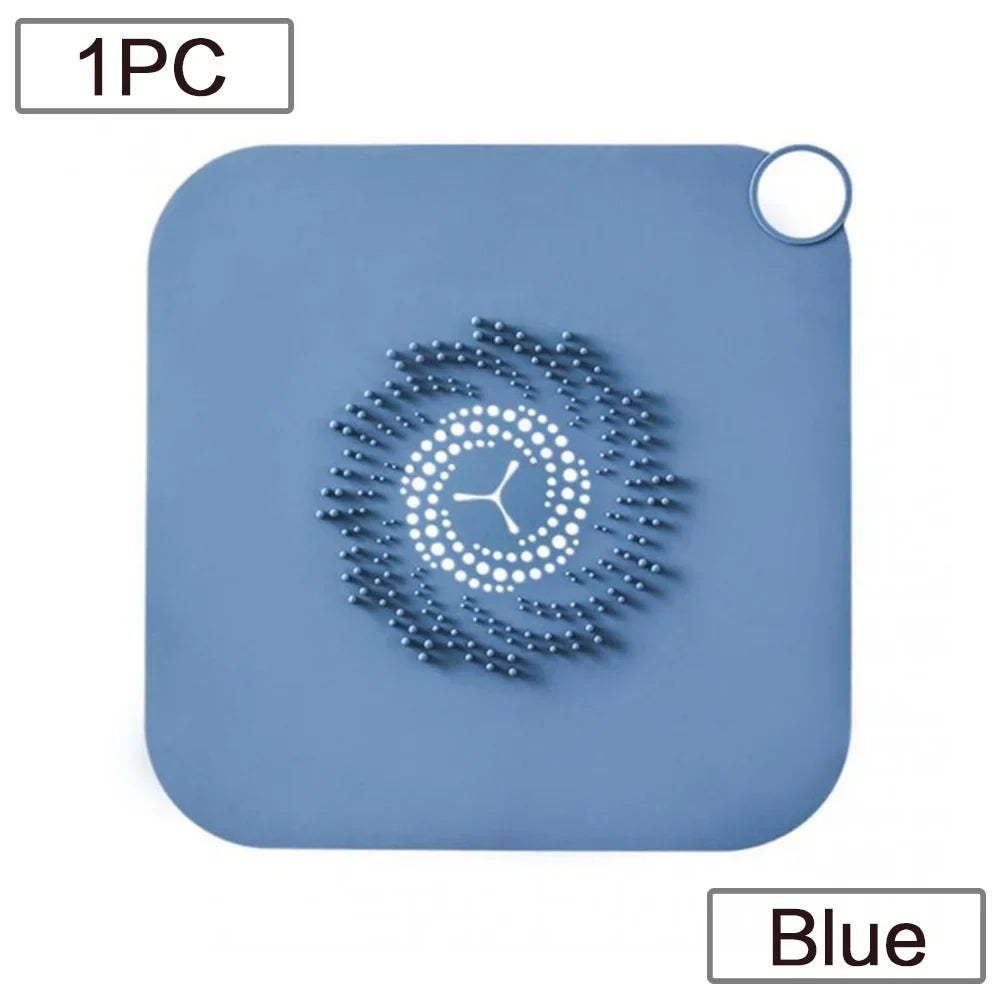 Carvallo Silikonavloppssil för håravstängning | Halkfri hårfångmatta för dusch, bad & kök – 28×28 cm Carvallo