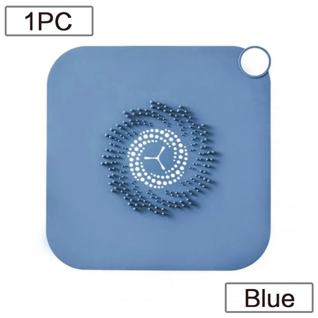 Carvallo Silikonavloppssil för håravstängning | Halkfri hårfångmatta för dusch, bad & kök – 28×28 cm Carvallo