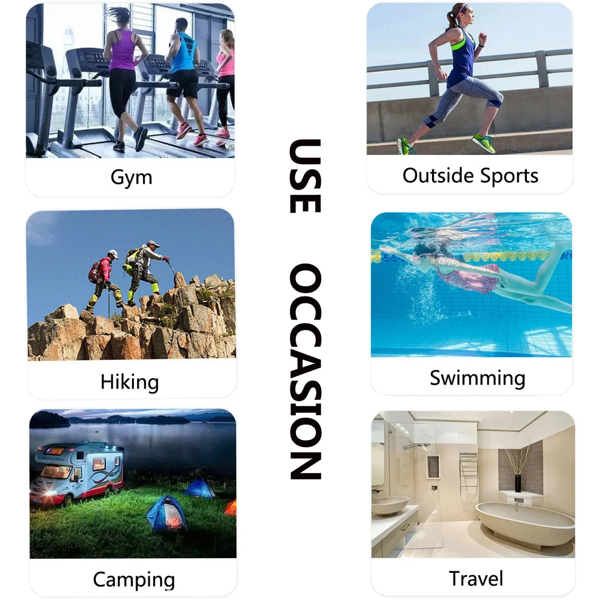 Carvallo Handduk DryWave Pro | Snabbtorkande & Ultralar | 40×80 cm | För Sport, Resor & Strand Carvallo