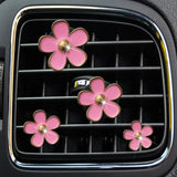 Carvallo Doftklipp | Blomdoftspray för bilen | 4-pack | Dekorativ aromaterapi för ventilationsspringor Carvallo