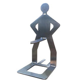 Carvallo HotDogHero Rolig korvgrillhållare i rostfritt stål | Humanoid design | För BBQ, camping och picknick Carvallo