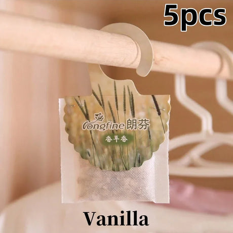 Carvallo Doftpåsar för garderob & rum | 5/10 stycken | Långvarig doft | Med hängare | Aromaterapi & luftrensare Carvallo