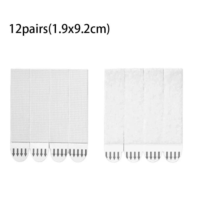 Carvallo Klebestreifen FIXNOVA EasyMount | 12 par | Restfri & verktygsfri | För ramverk, speglar & dekoration Carvallo