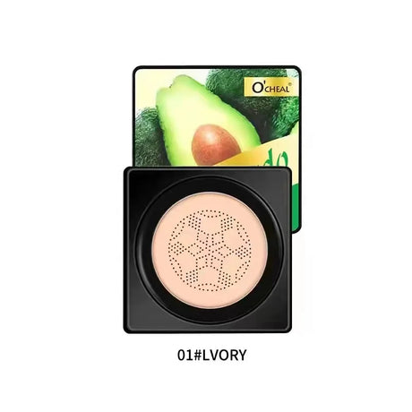 Carvallo Cream Cushion Set Luméa Glow | Med Mushroom-applikator | 4-delad i presentlåda | Foundation & Concealer i ett Carvallo