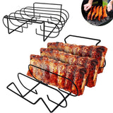 Carvallo BBQ-Steakrost | Non-stick grillställ | Värmebeständig & Robust | 32×25×8 cm Carvallo