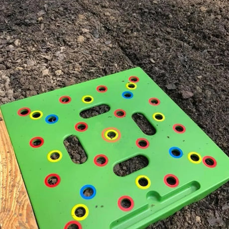 Carvallo CircleTool Planter Help Seed Template Round | Precision Seed Template Made of ABS Plastic | For Even Sowing & Easy Weeding Carvallo